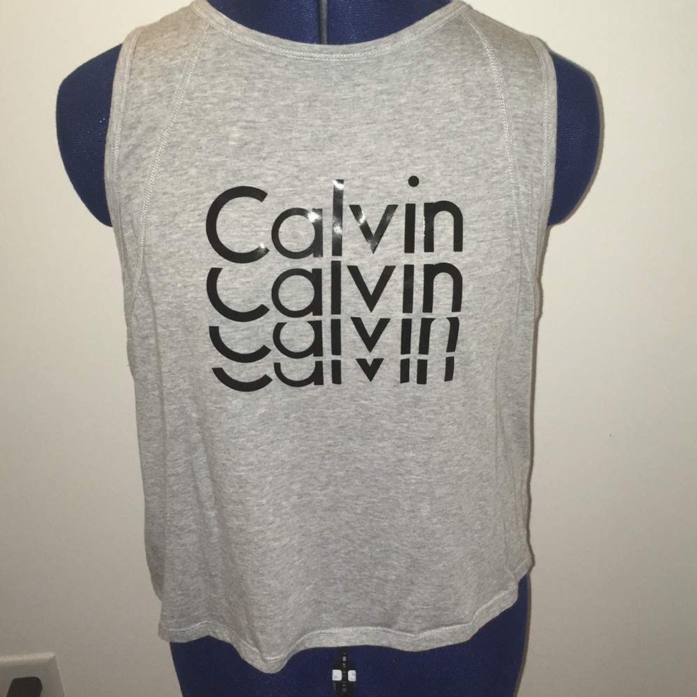 calvin klein workout top